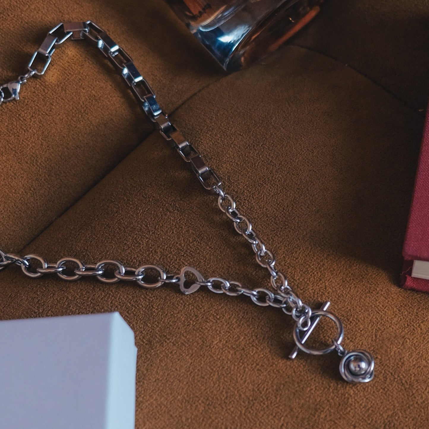Circling Rose Necklace