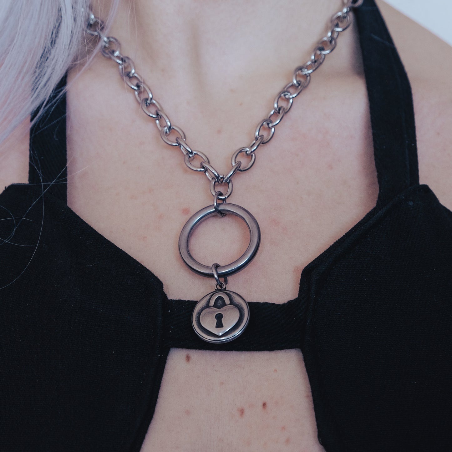 Lock Heart Necklace