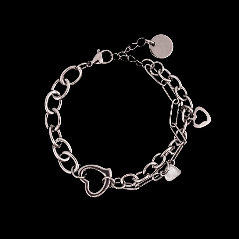 Layers of Heart Bracelet