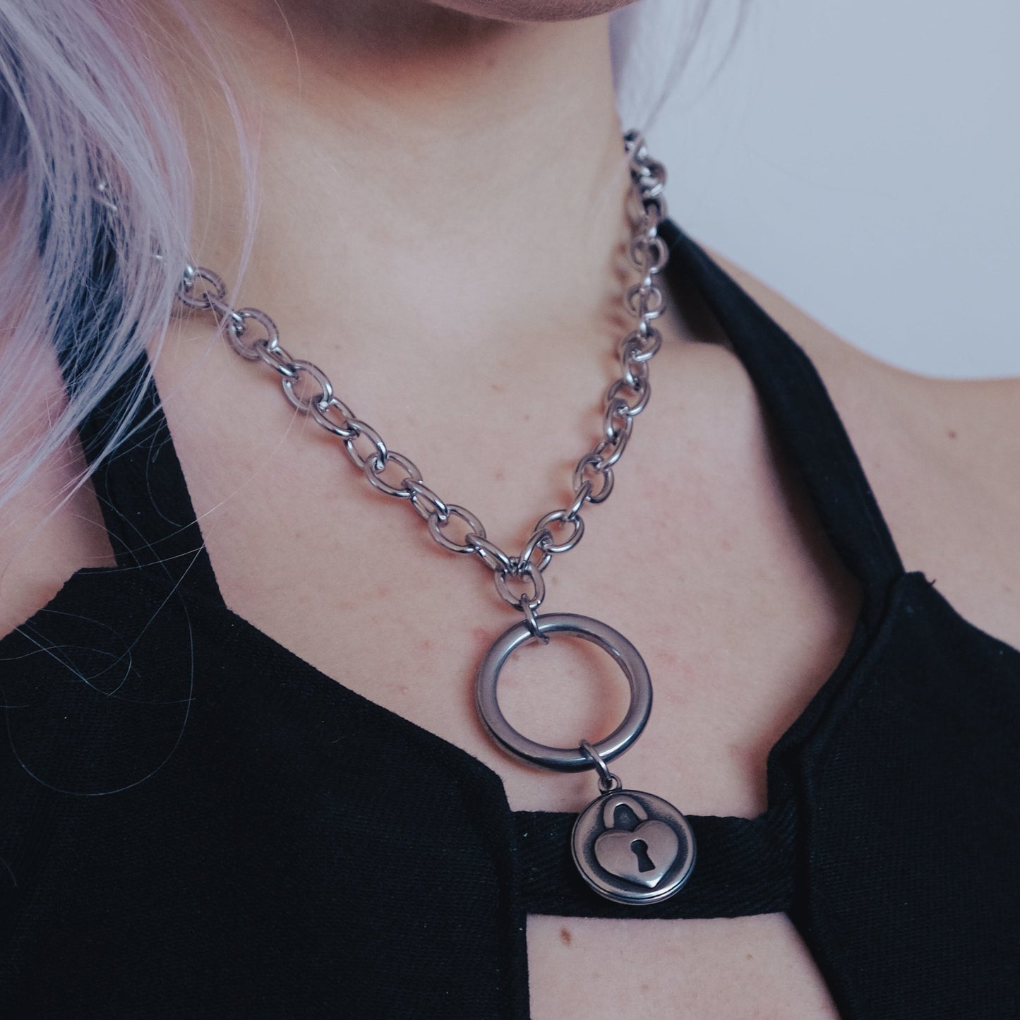 Lock Heart Necklace